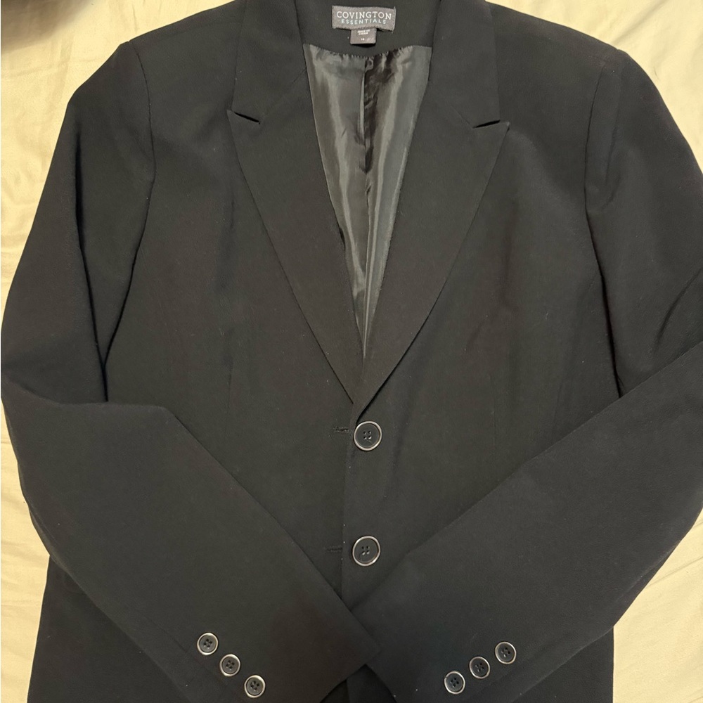 Covington Black Men's Two-Button Sport Coat